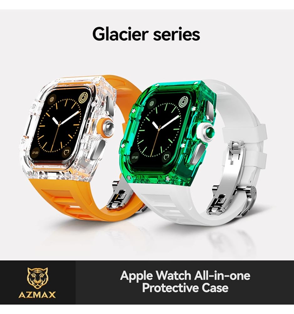 Apple Watch Case – Crystal （Leather）44MM Apple Watch Crystal Case and Band